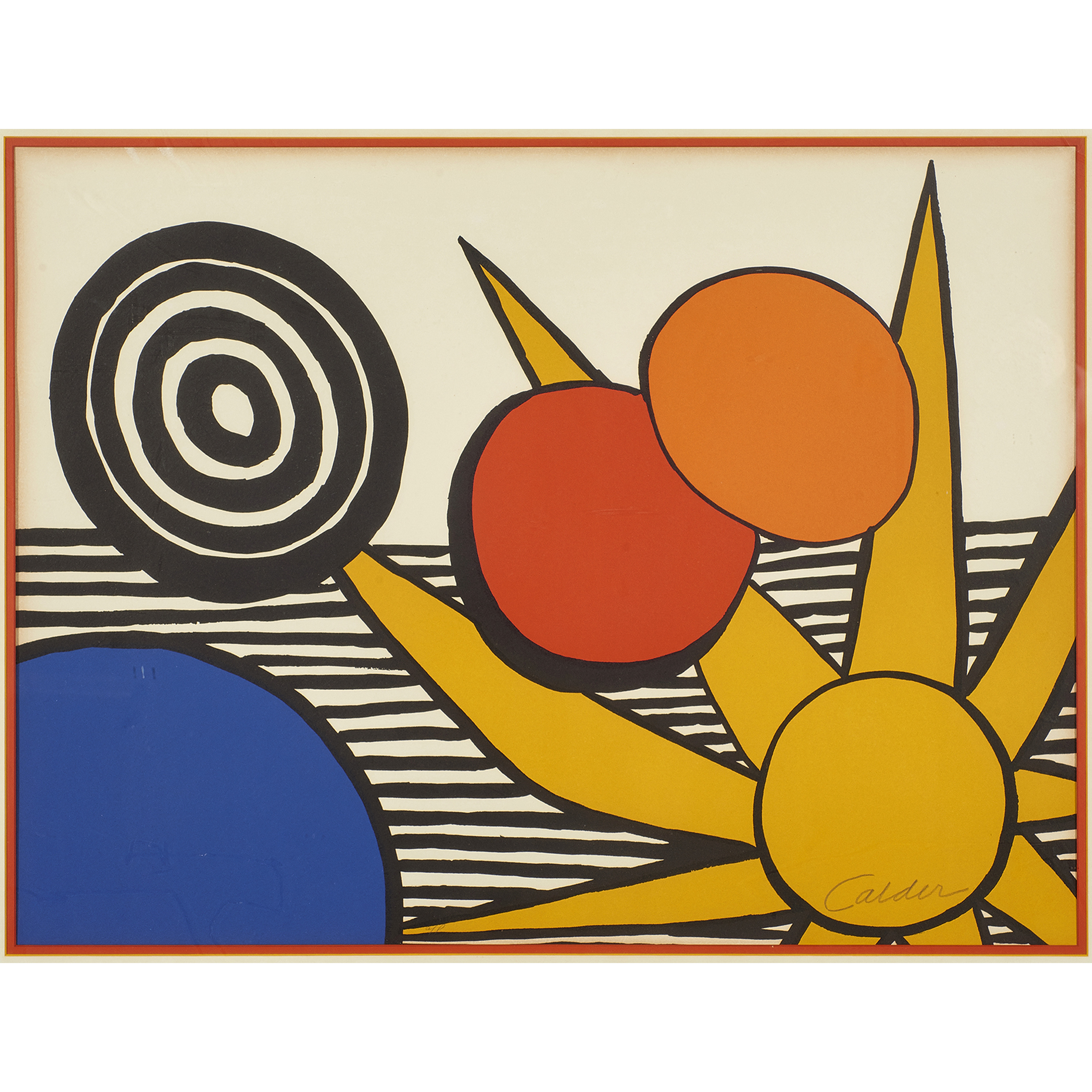 PRINT, CIRCLE AND SUN American