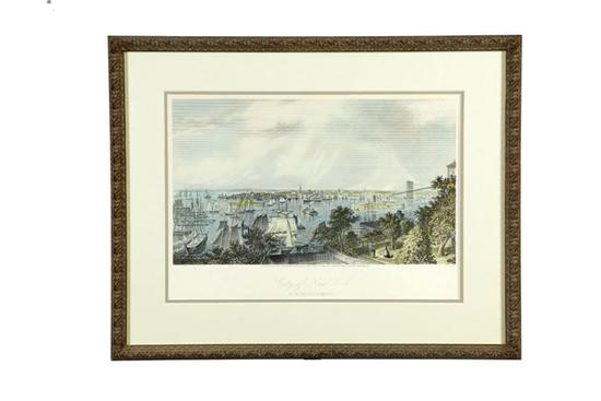 PRINT CITY OF NEW YORK FROM