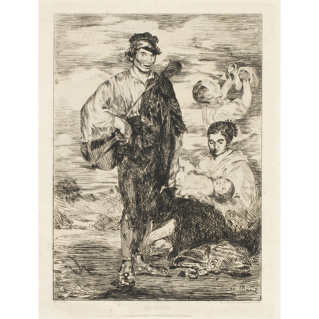 PRINT, EDOUARD MANET Edouard