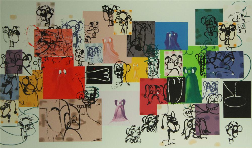 PRINT FEATURING CARTOONISH