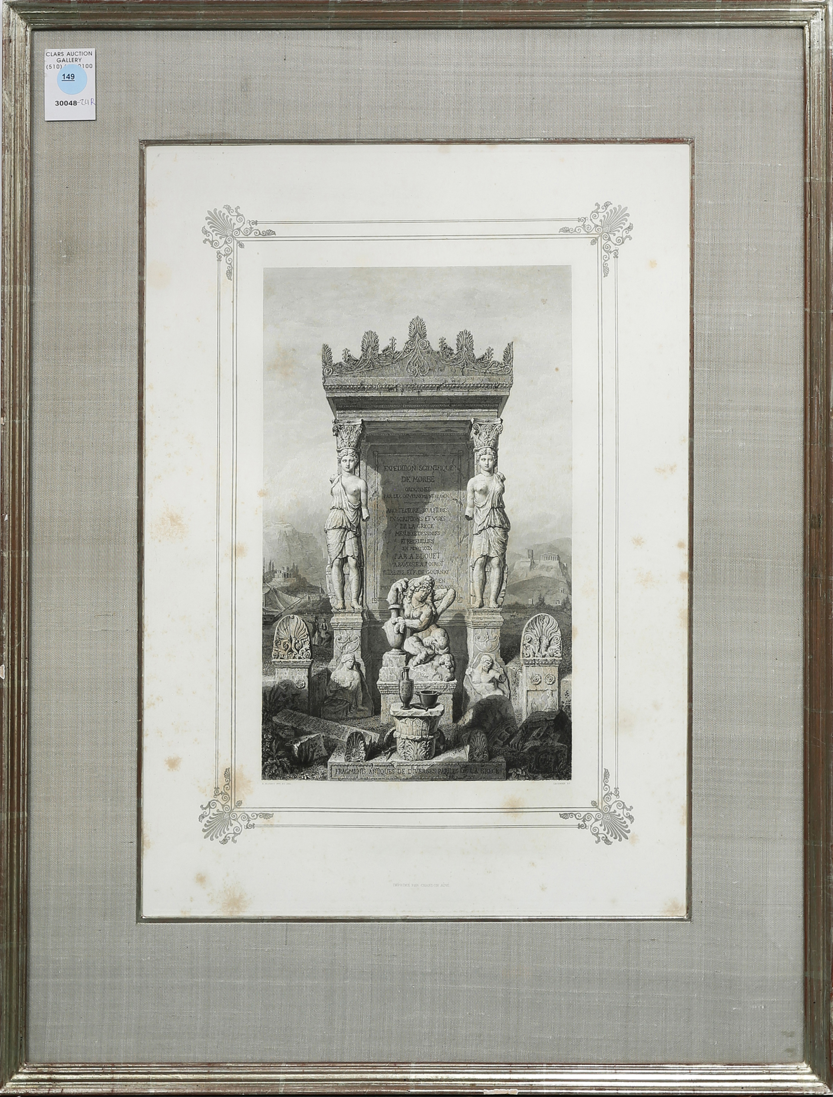 PRINT, FRAGMENTS ANTIQUES DE
