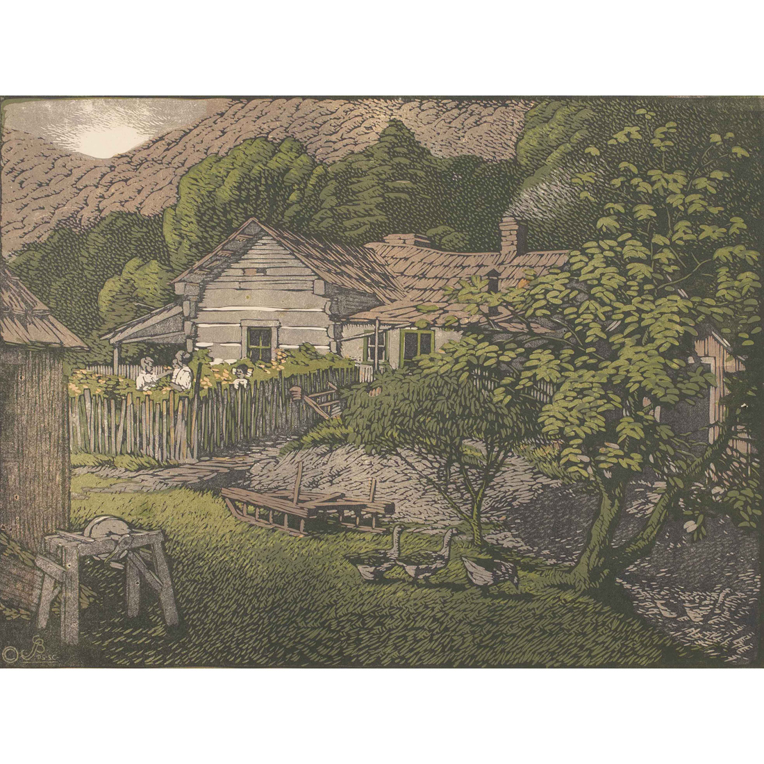 PRINT, GUSTAVE BAUMANN Gustave