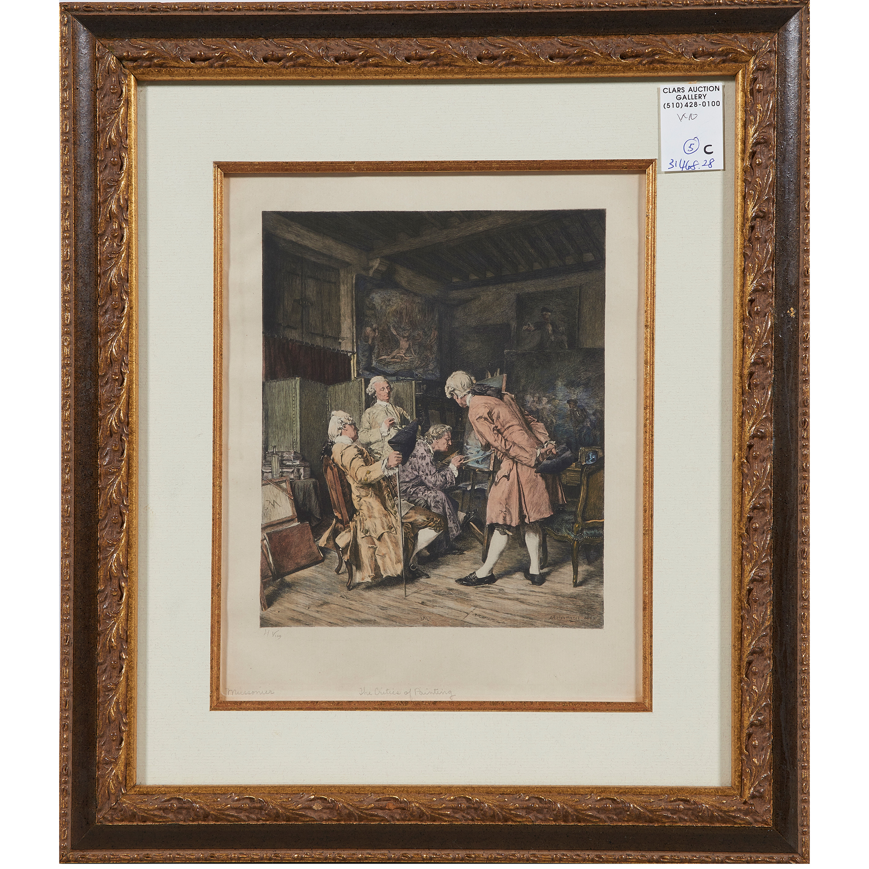PRINT, HENRI VION AFTER JEAN