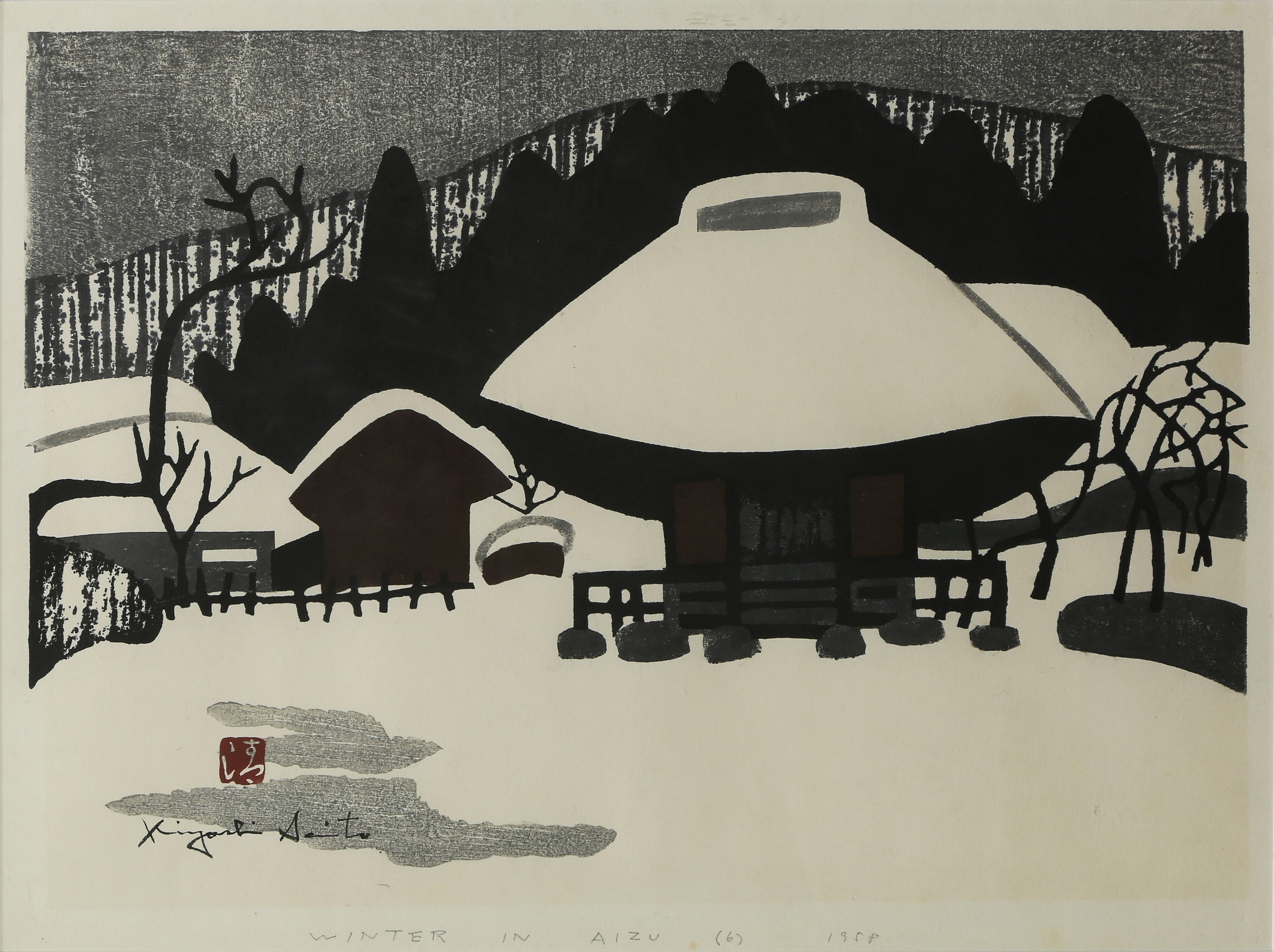 PRINT, KIYOSHI SAITO Kiyoshi