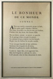 PRINT, LE BONHEUR DE CE MONDE