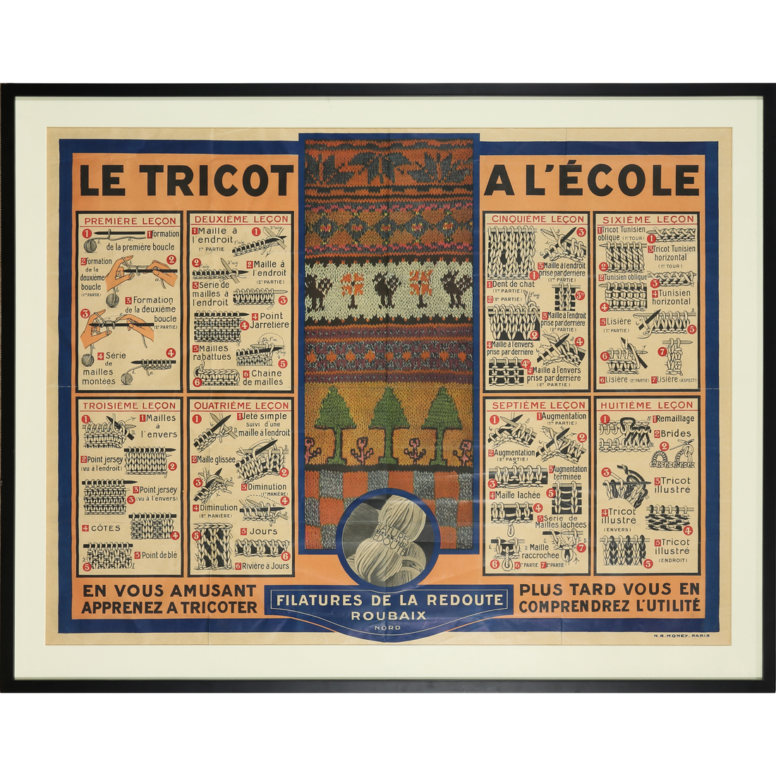 PRINT, LE TRICOT A L'ECOLE "Le