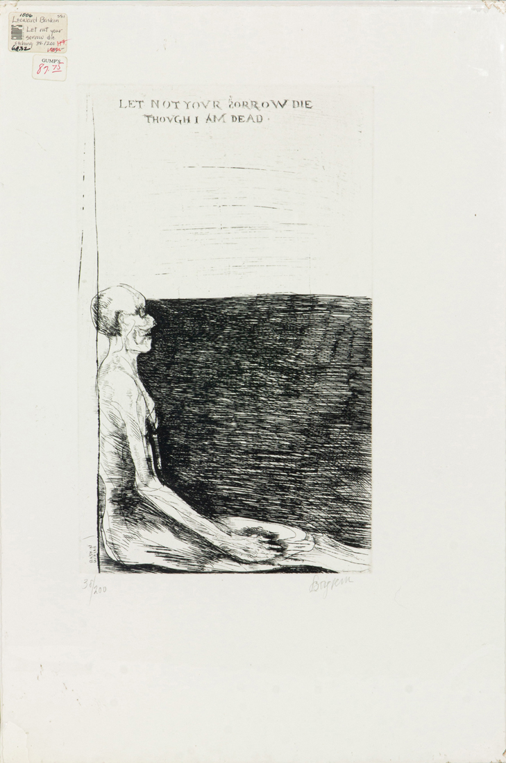 PRINT, LEONARD BASKIN Leonard