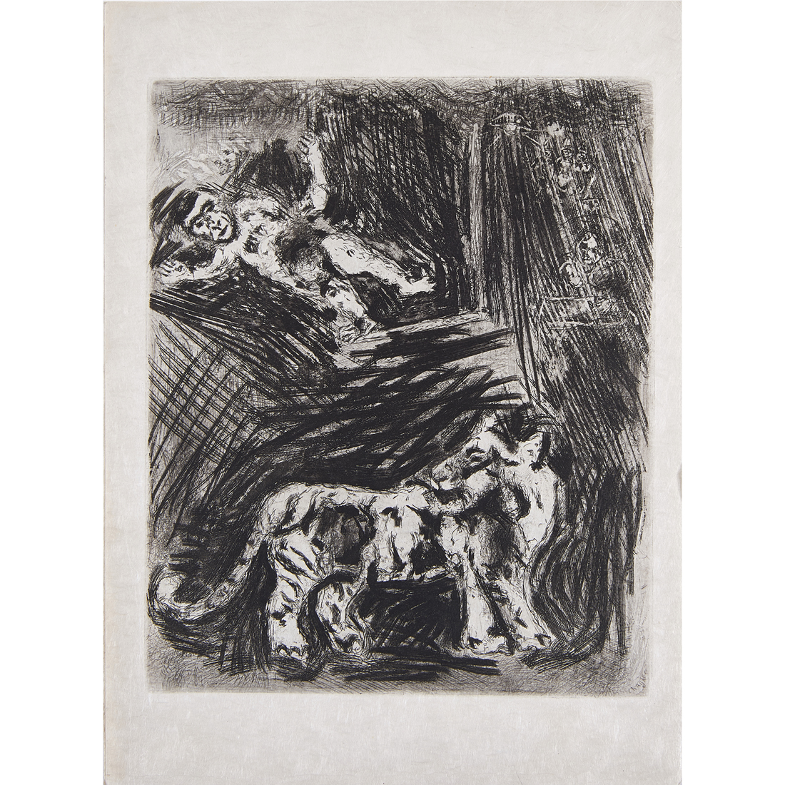 PRINT, MARC CHAGALL (lot of 2) Marc