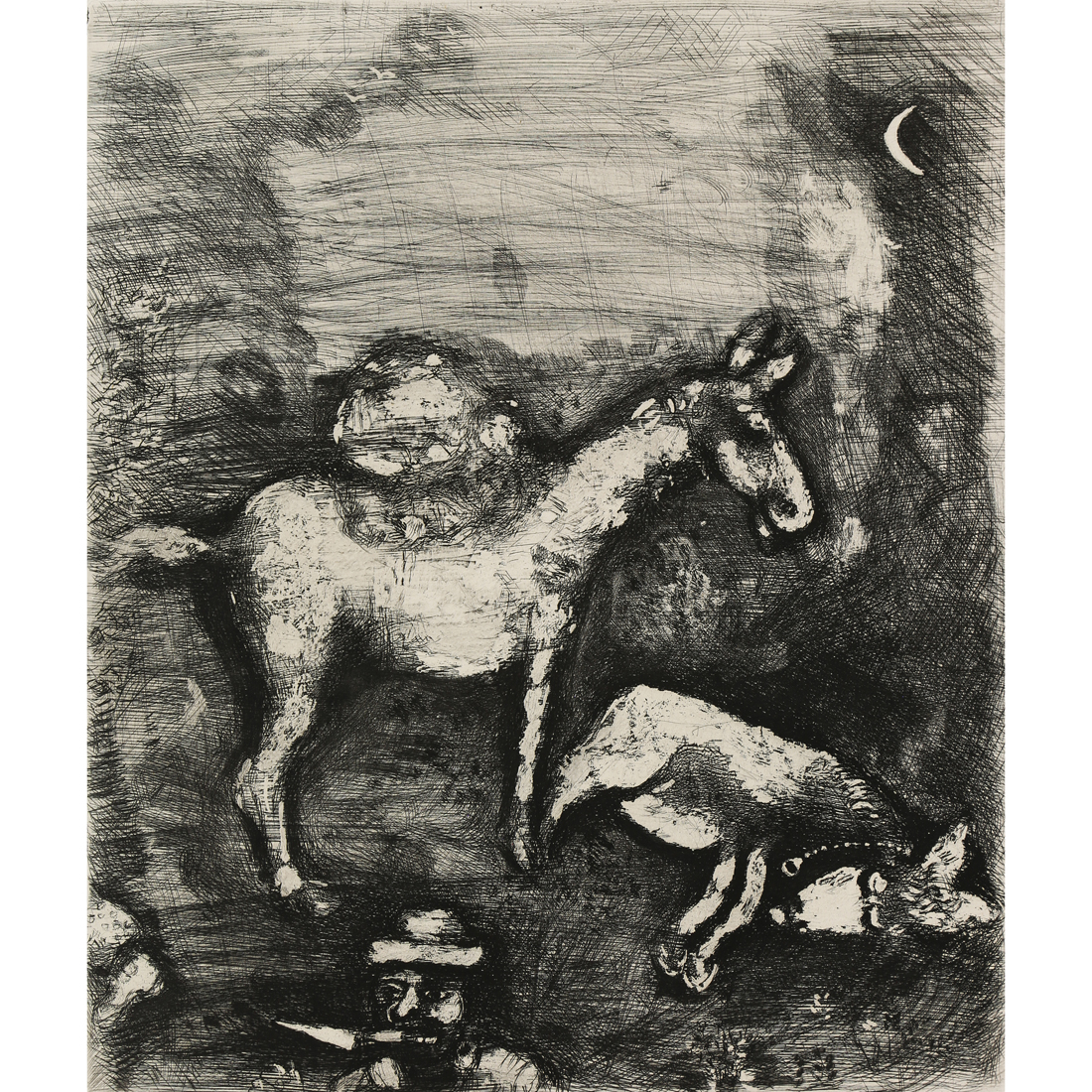 PRINT, MARC CHAGALL (lot of 3) Marc