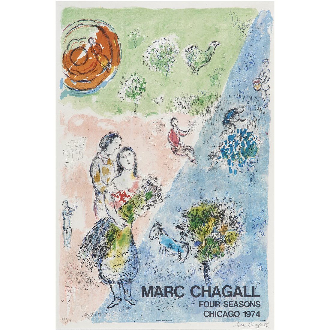 PRINT, MARC CHAGALL Marc Chagall