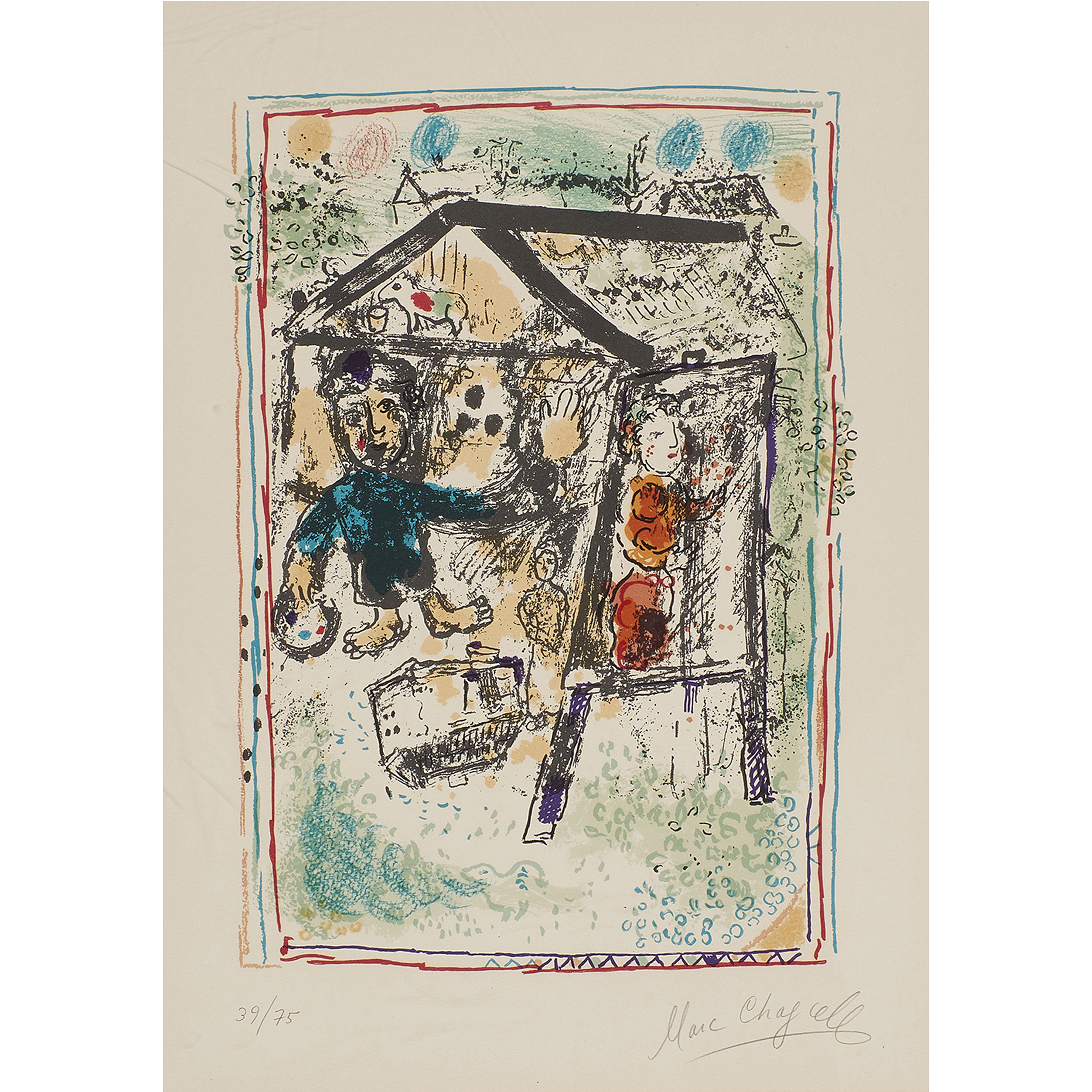 PRINT, MARC CHAGALL Marc Chagall