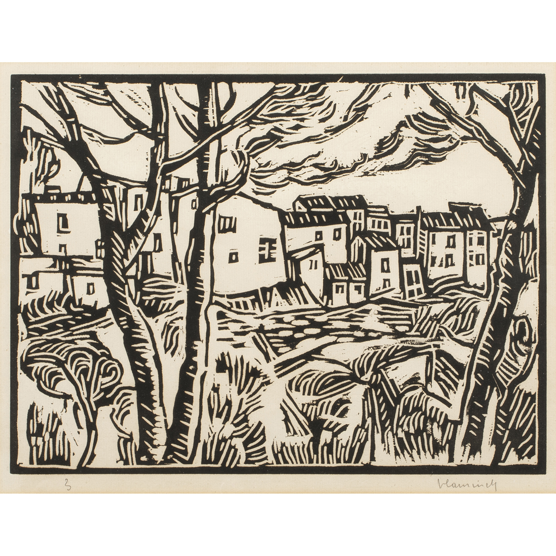 PRINT, MAURICE DE VLAMINCK