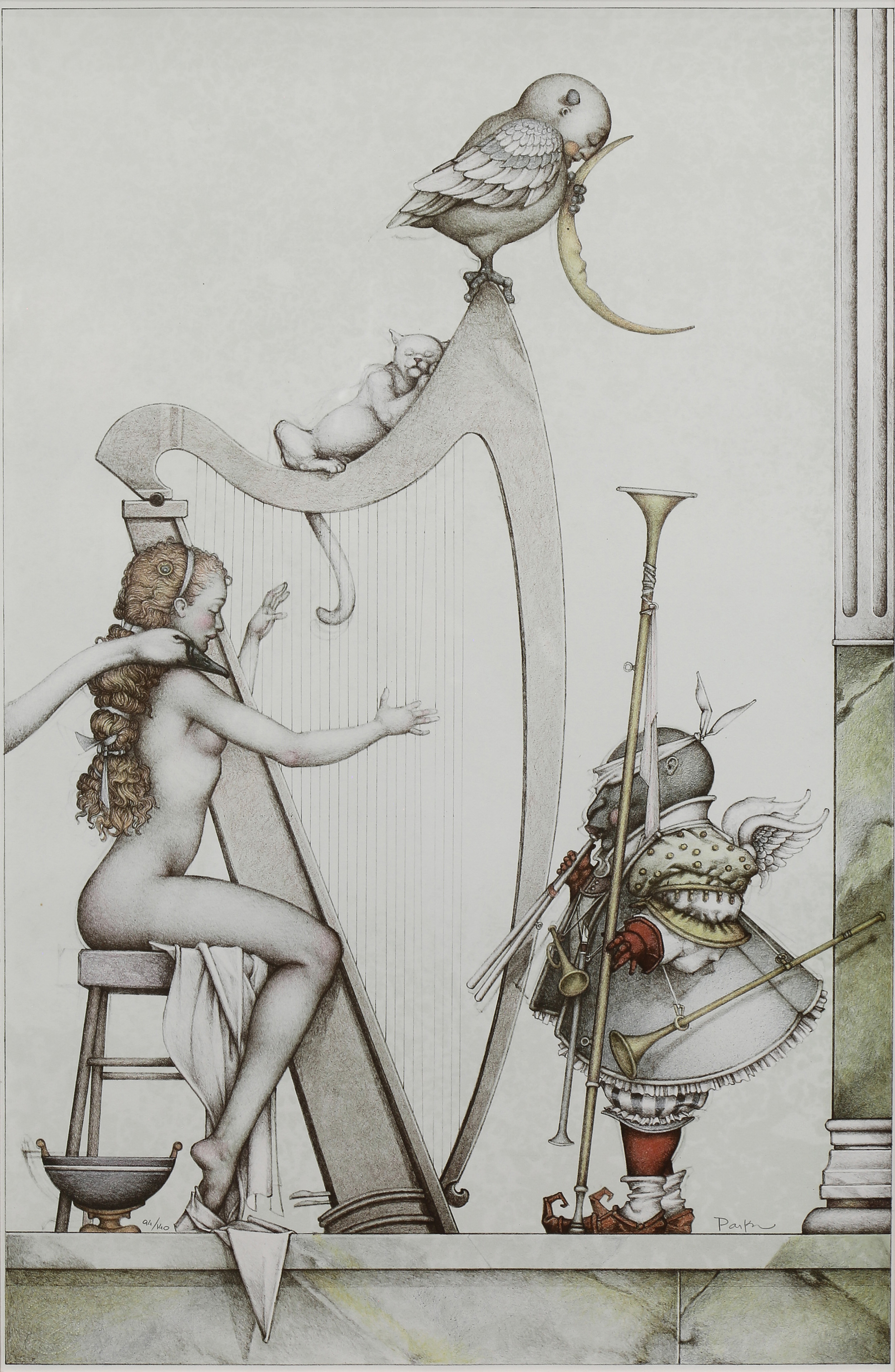 PRINT, MICHAEL PARKES Michael