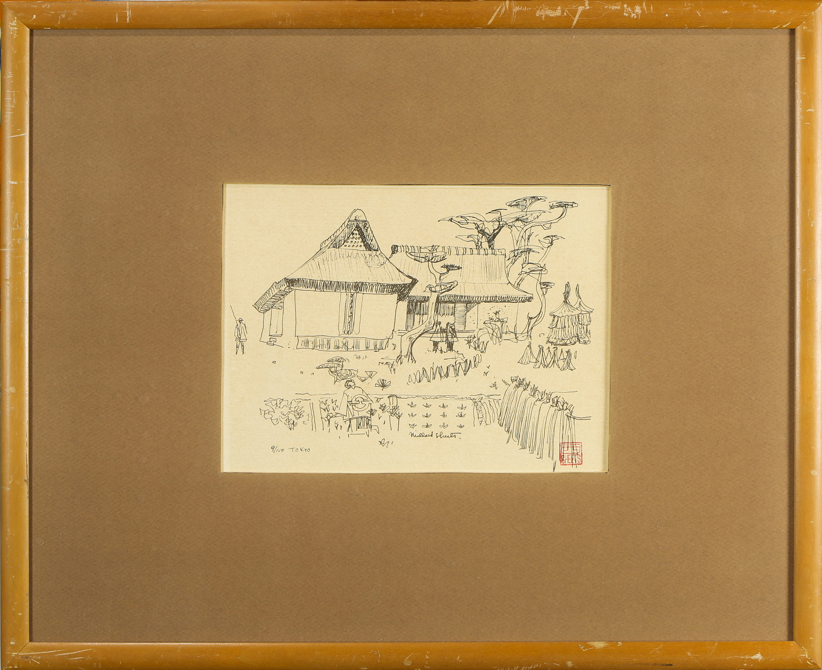 PRINT, MILLARD SHEETS Millard