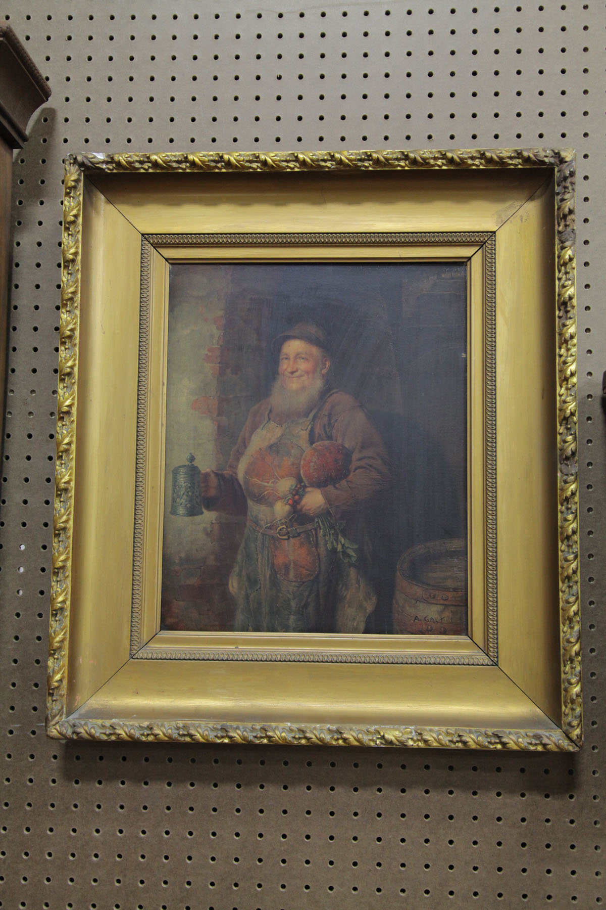 PRINT OF GENTLMAN'S PORTRAIT.  Most