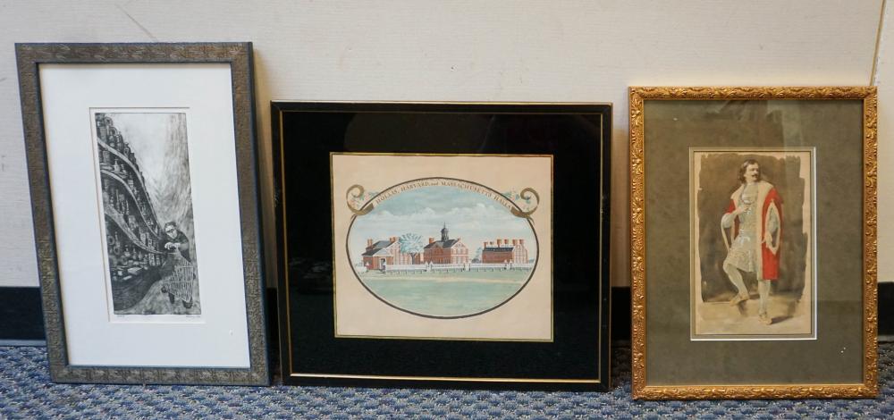 PRINT OF HOLLIS, HARVARD, AND