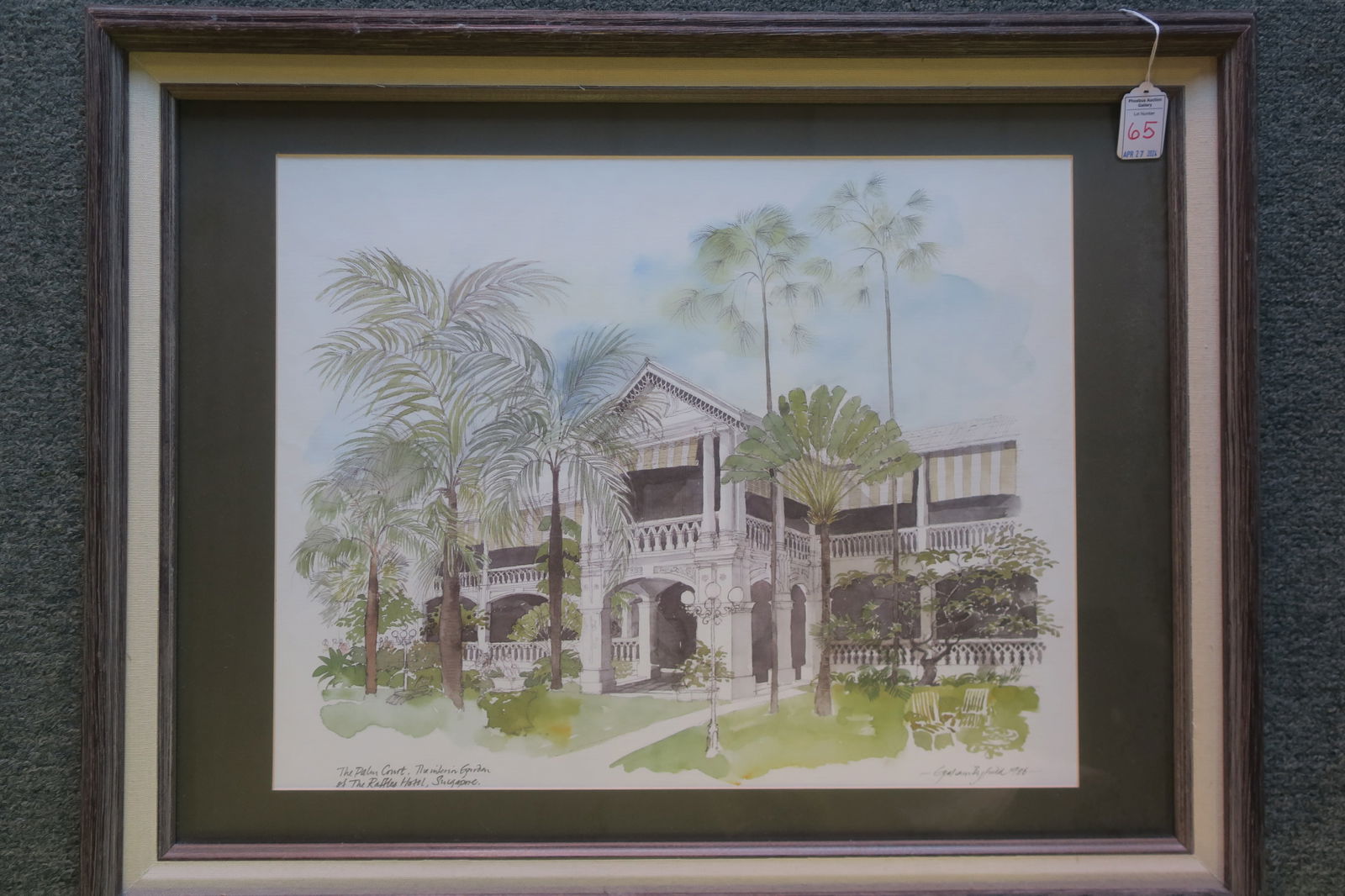 PRINT OF RUFFLES HOTEL BY GRAHAM