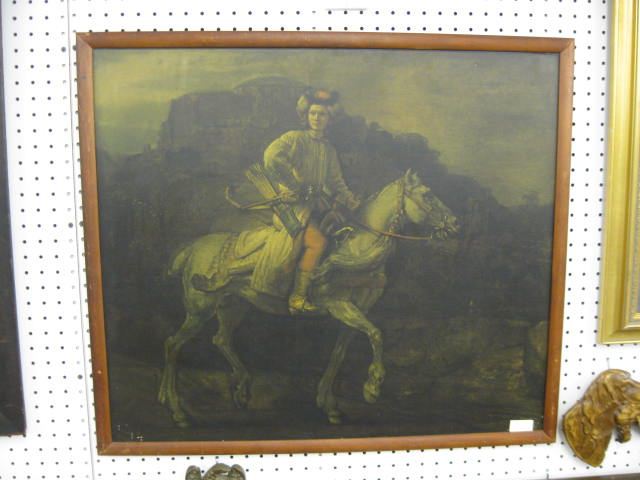 Print of Warrior on Horseback