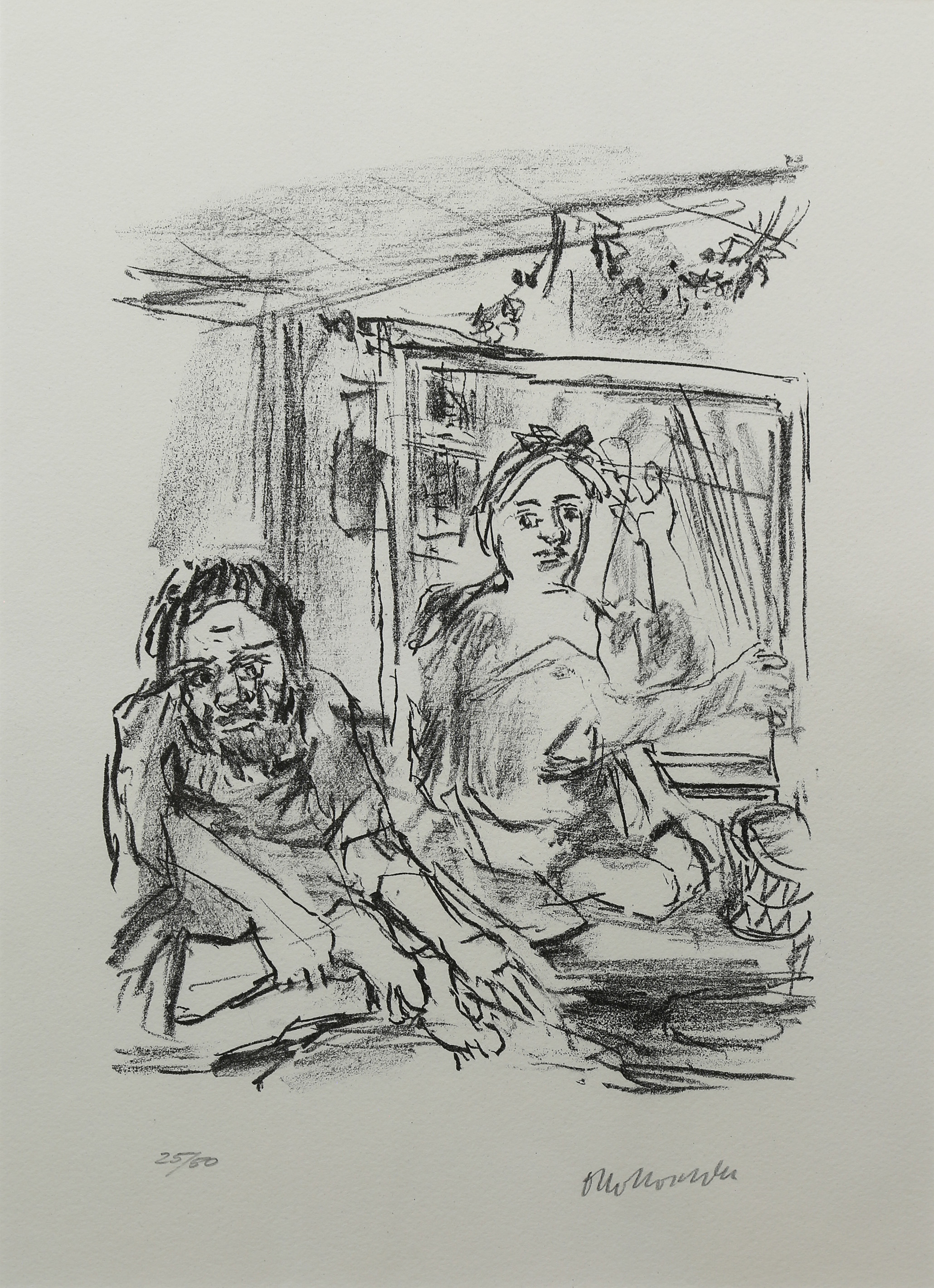 PRINT, OSKAR KOKOSCHKA Oskar