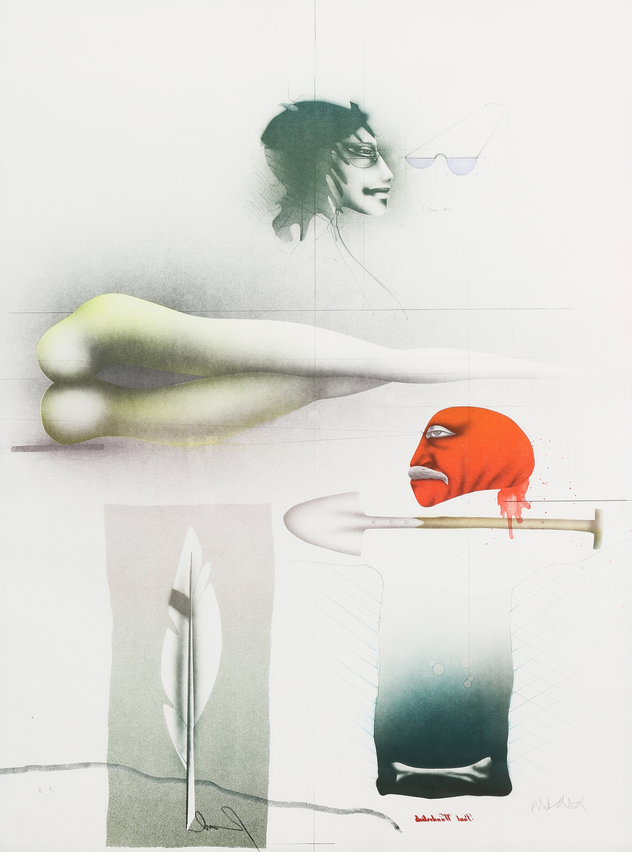 PRINT, PAUL WUNDERLICH Paul