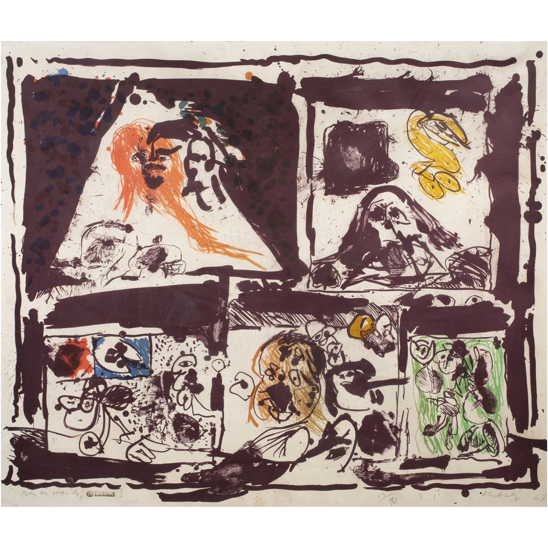 PRINT, PIERRE ALECHINSKY Pierre