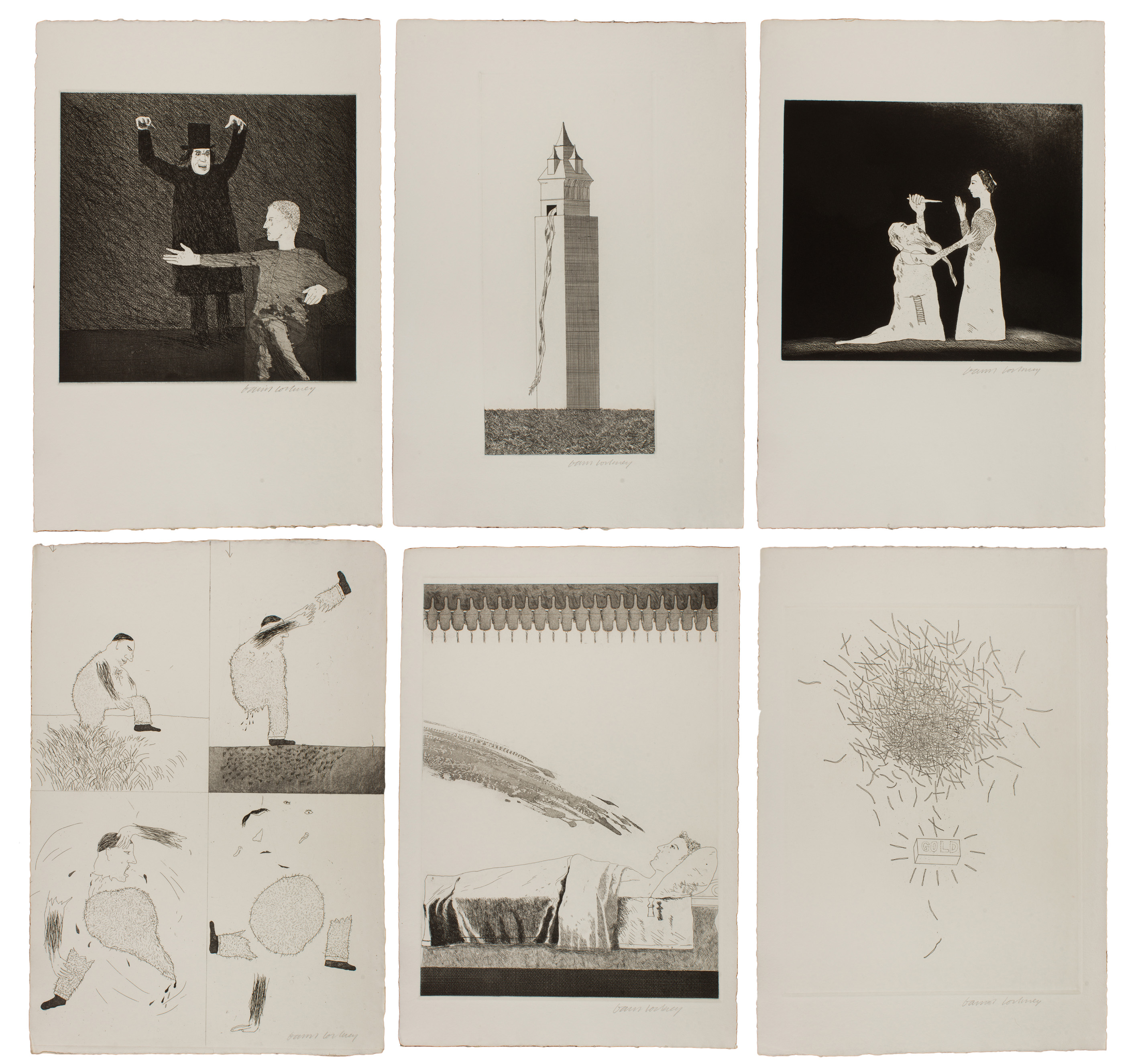 PRINT PORTFOLIO, DAVID HOCKNEY