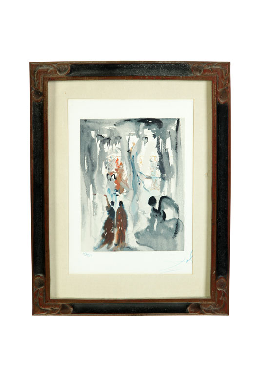 PRINT PURGATORY BY SALVADOR DALI