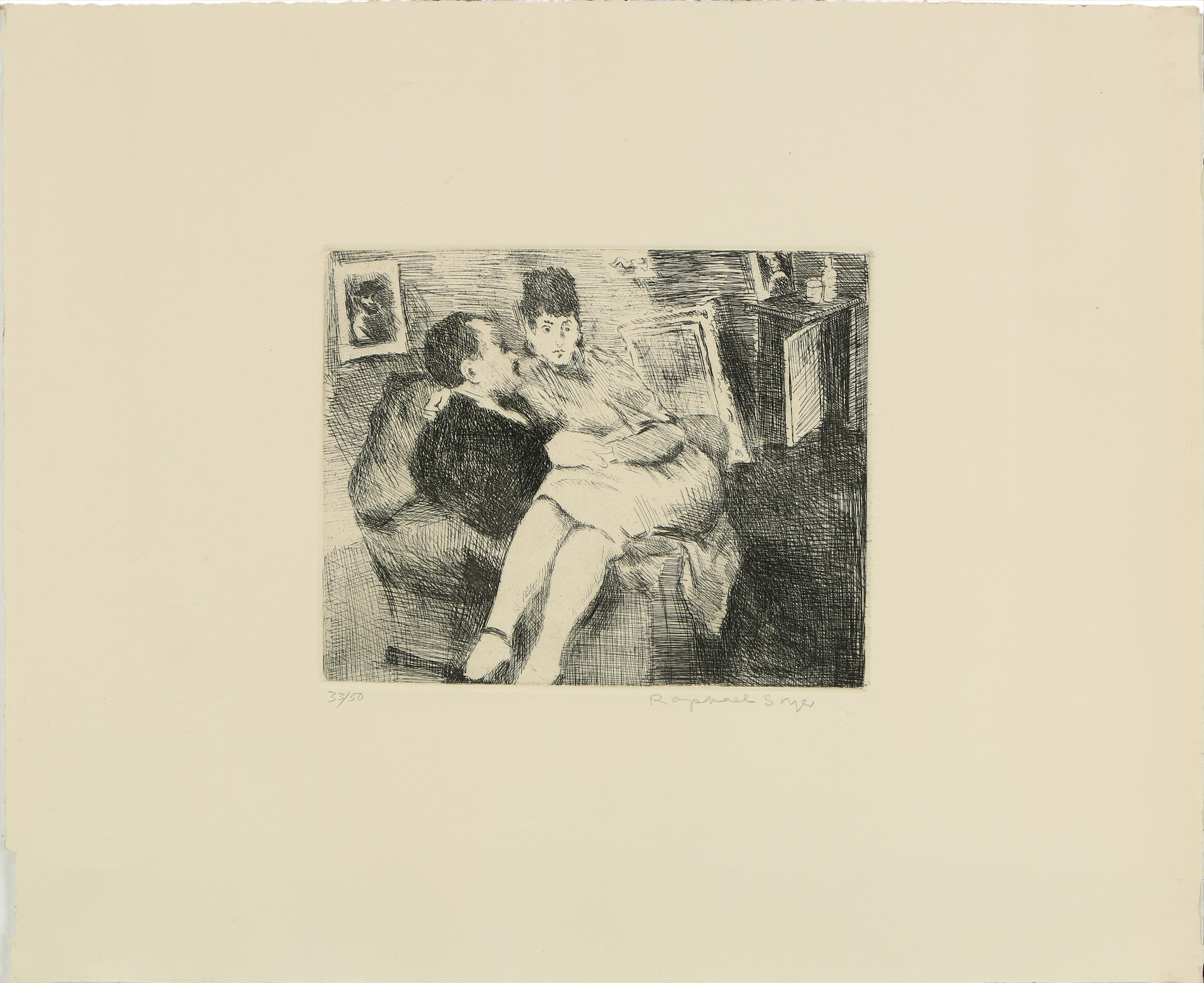PRINT, RAPHAEL SOYER Raphael