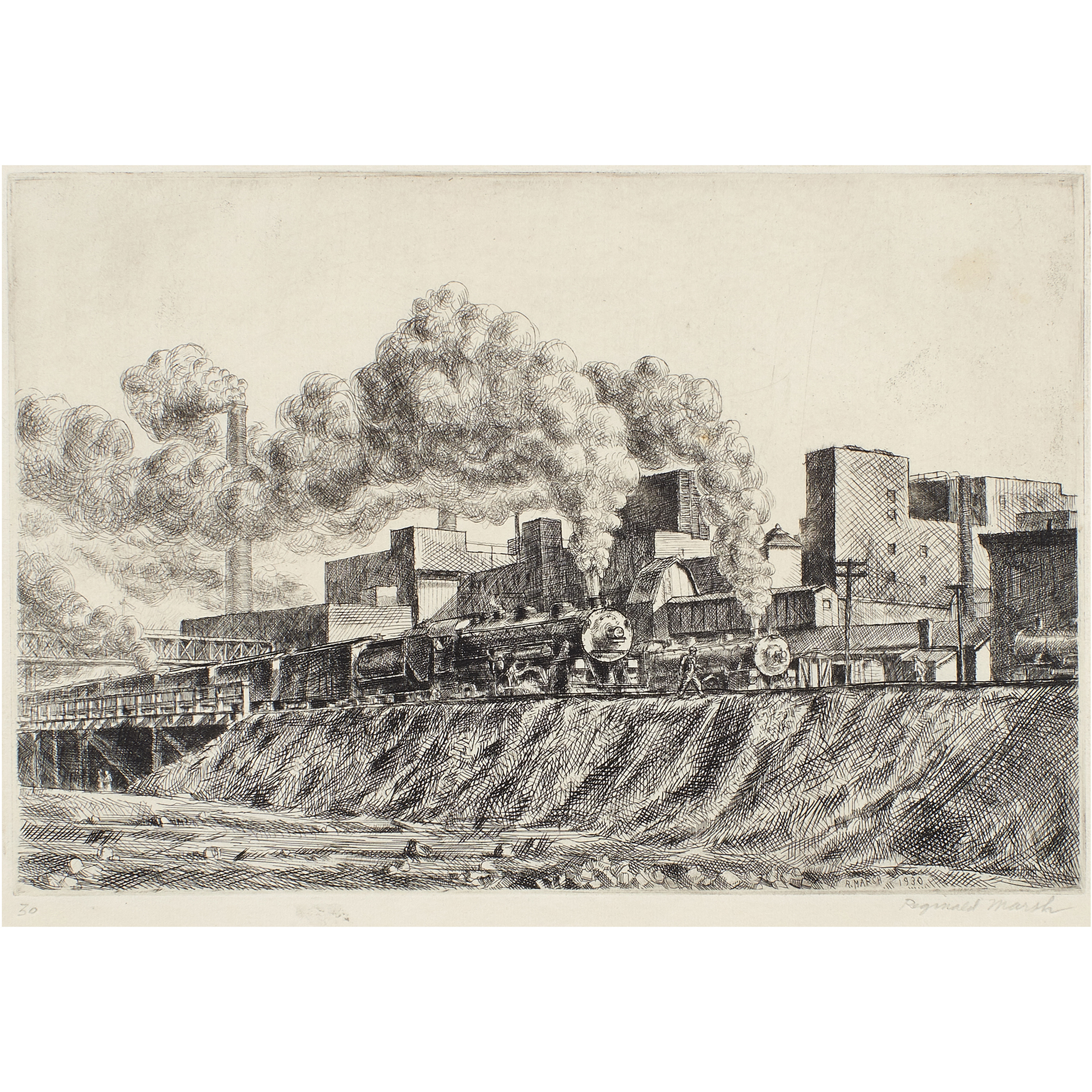 PRINT, REGINALD MARSH Reginald