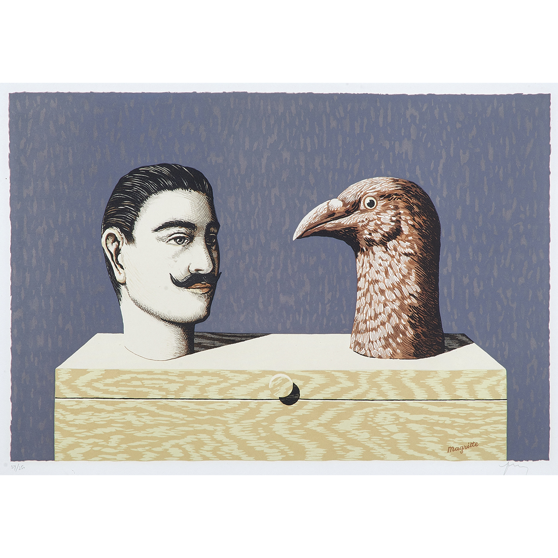 PRINT, RENE MAGRITTE Rene