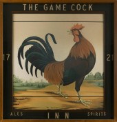 PRINT REPRODUCTION OF A TAVERN
