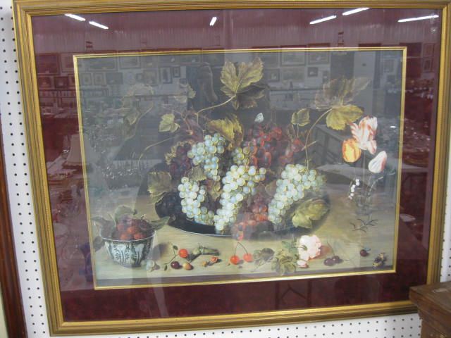 Print Still Life with Fruit &