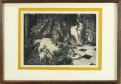 PRINT, THEODORE ROUSSEAU Theod