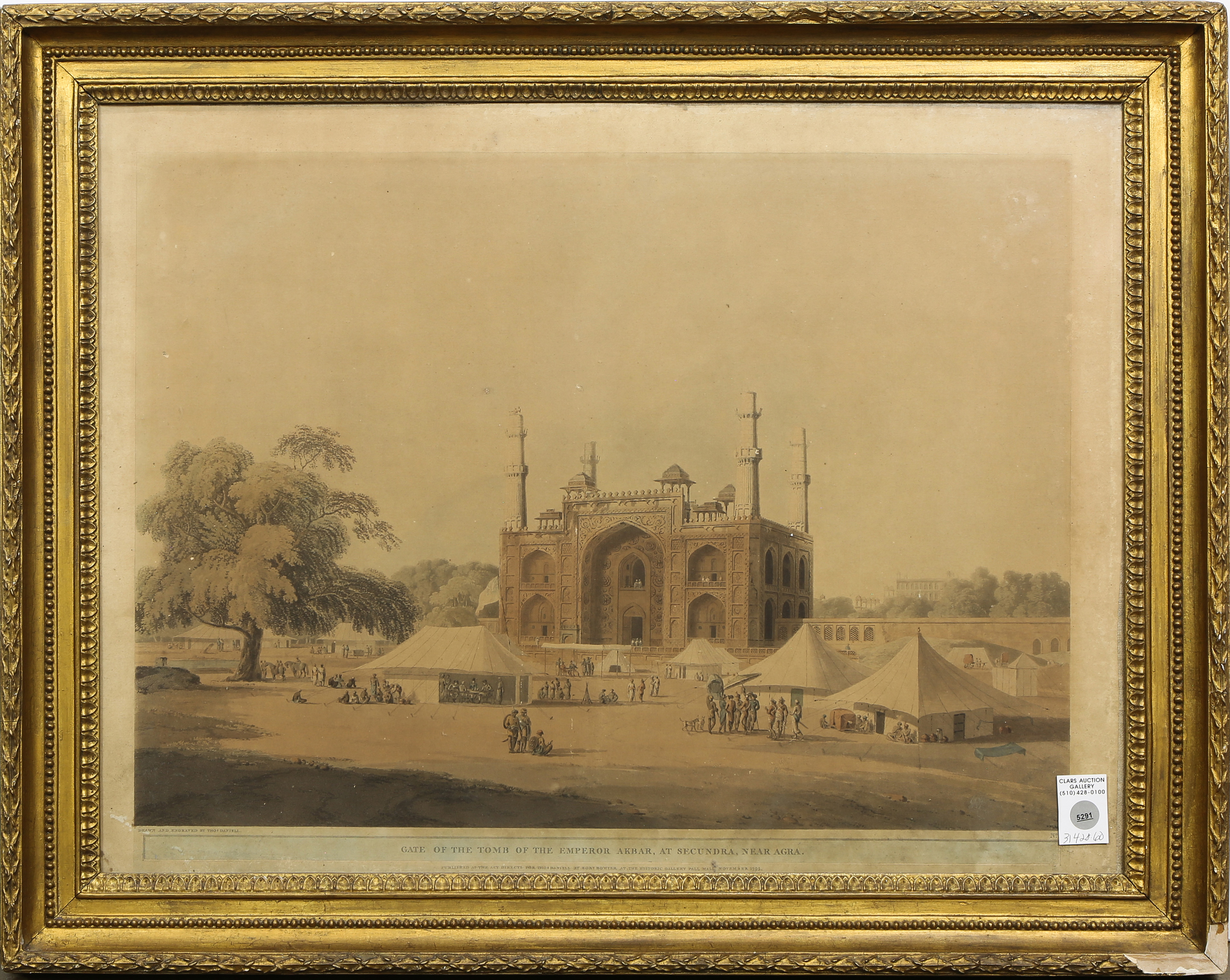 PRINT, THOMAS DANIELL RA Thomas