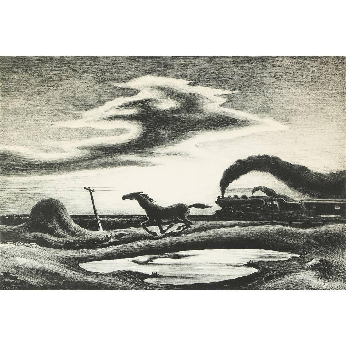 PRINT, THOMAS HART BENTON Thomas