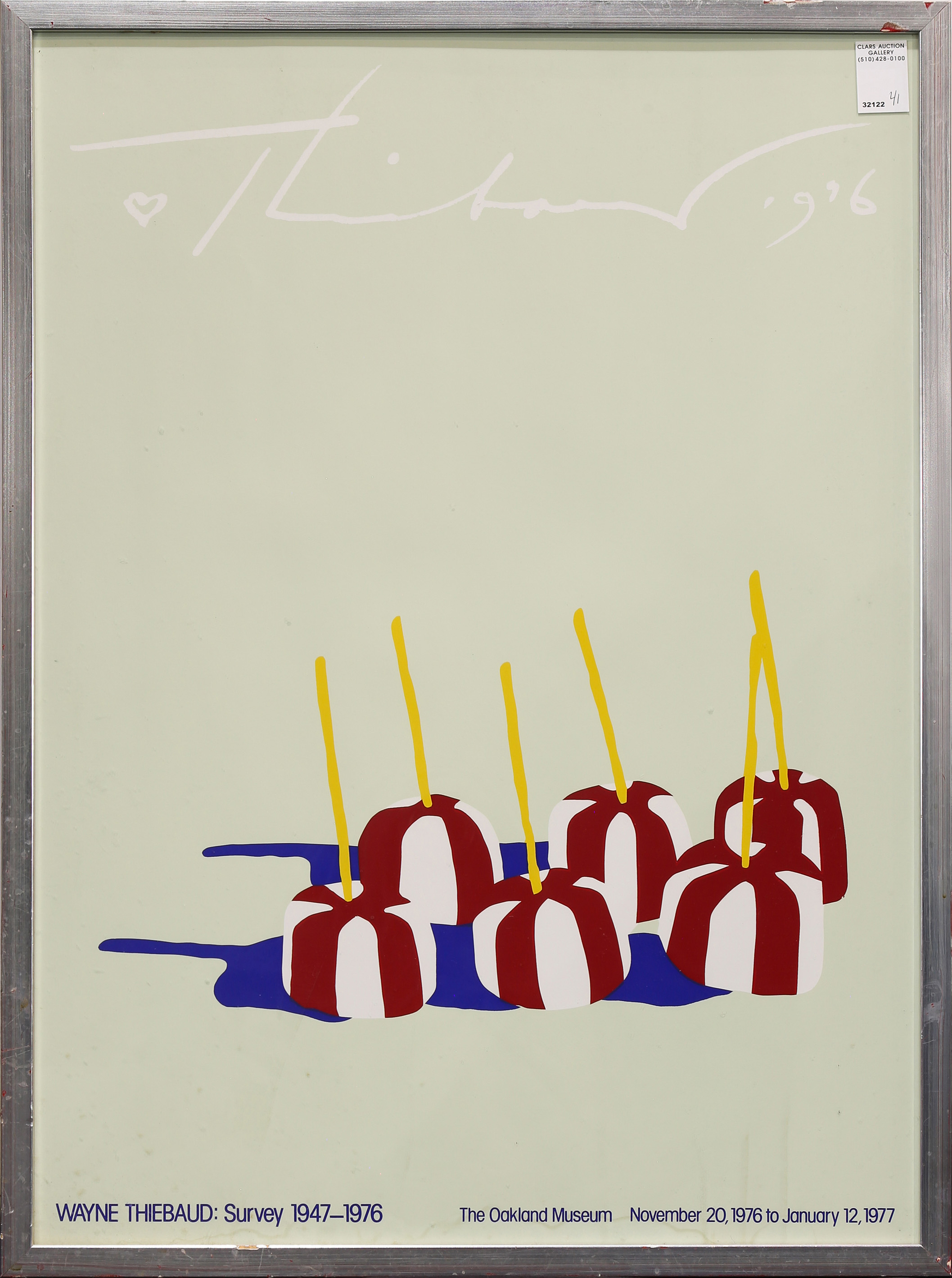 PRINT, WAYNE THIEBAUD "Wayne