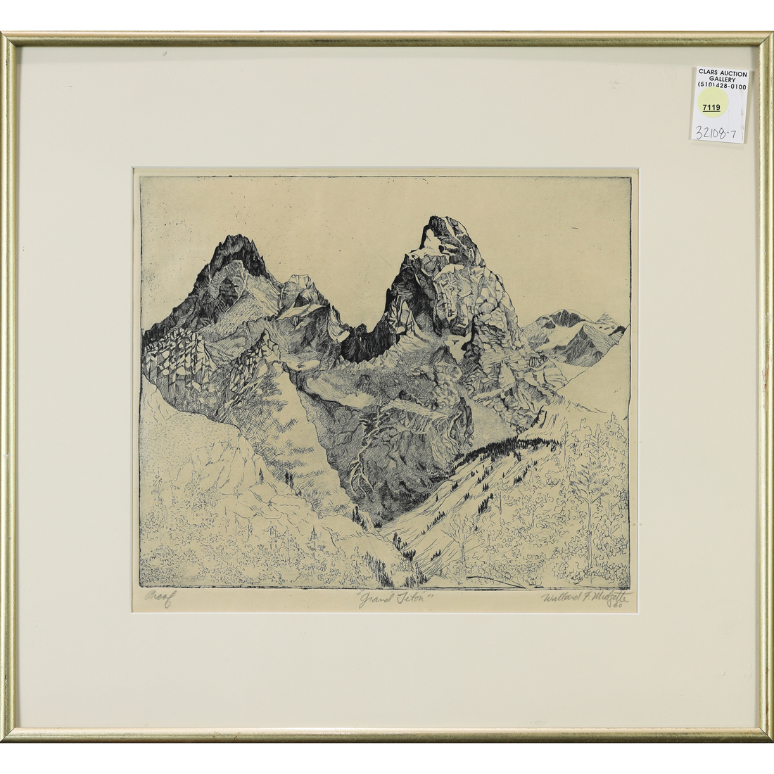 PRINT, WILLARD MIDGETTE Willard