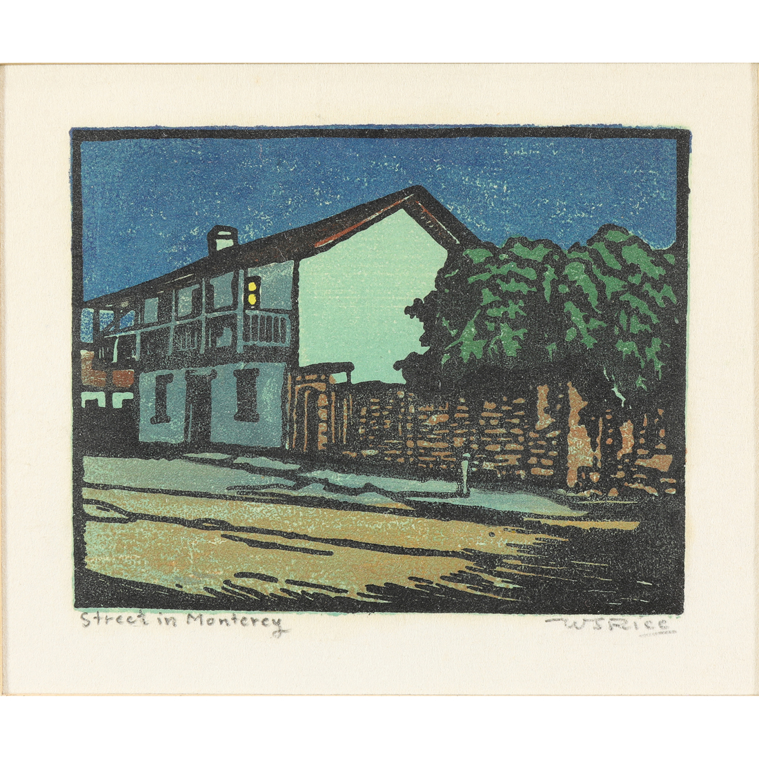 PRINT, WILLIAM SELTZER RICE William