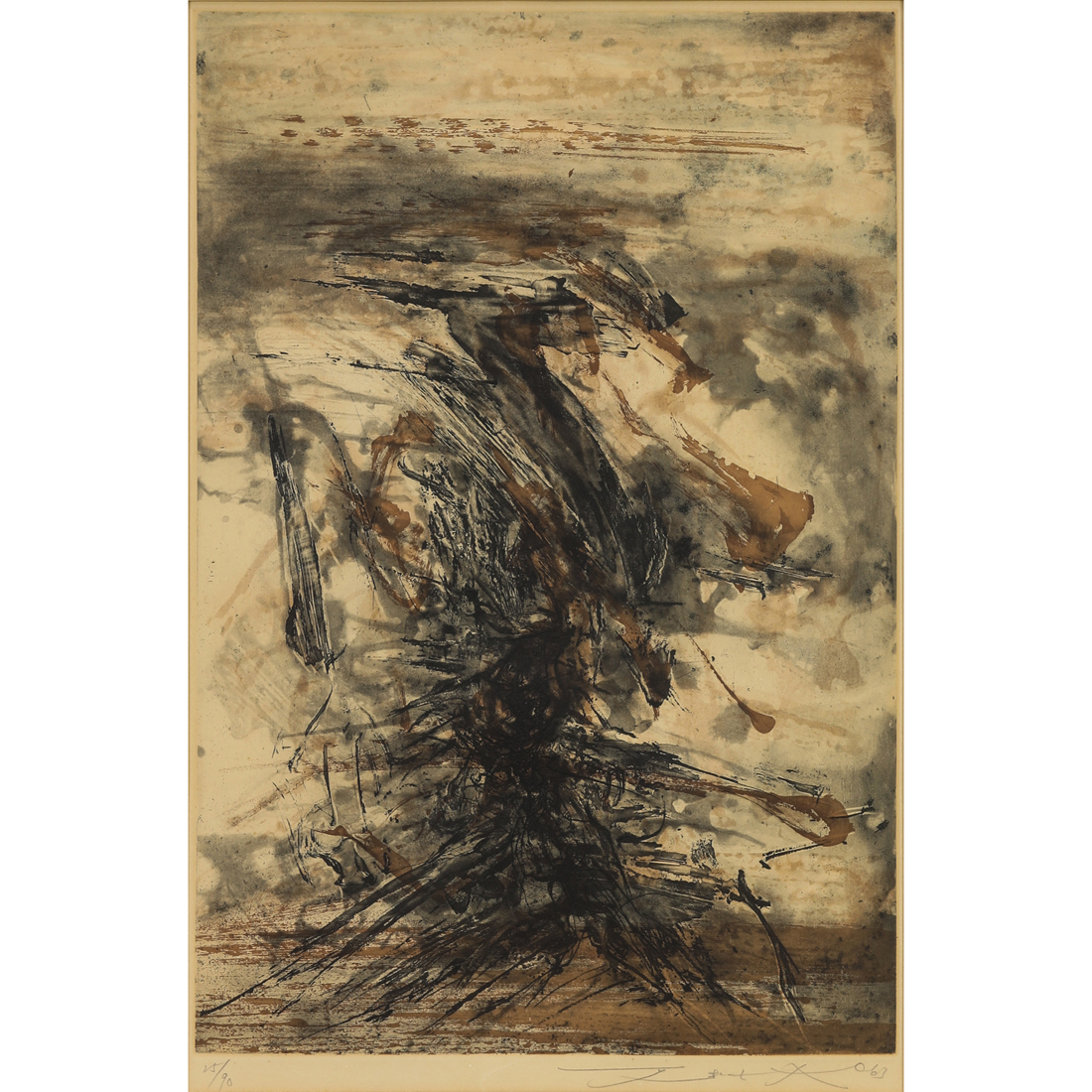 PRINT, ZAO WOU-KI Zao Wou-Ki