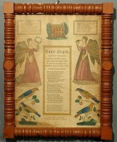 Printed and hand-colored Penns