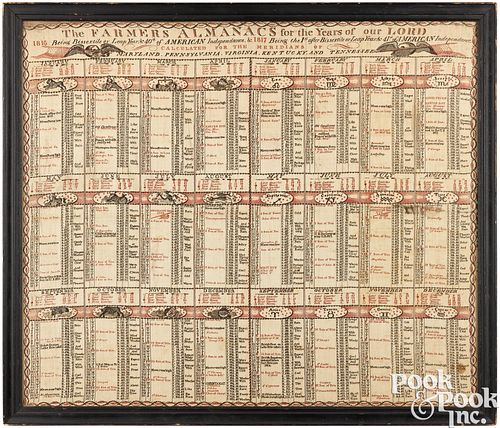 PRINTED COTTON FARMERS ALMANACS
