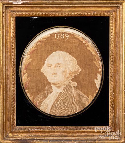 PRINTED FABRIC PORTRAIT OF GEORGE
