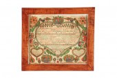 PRINTED FRAKTUR BY JOHANN HENR