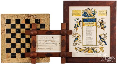 PRINTED FRAKTUR TOGETHER WITH A