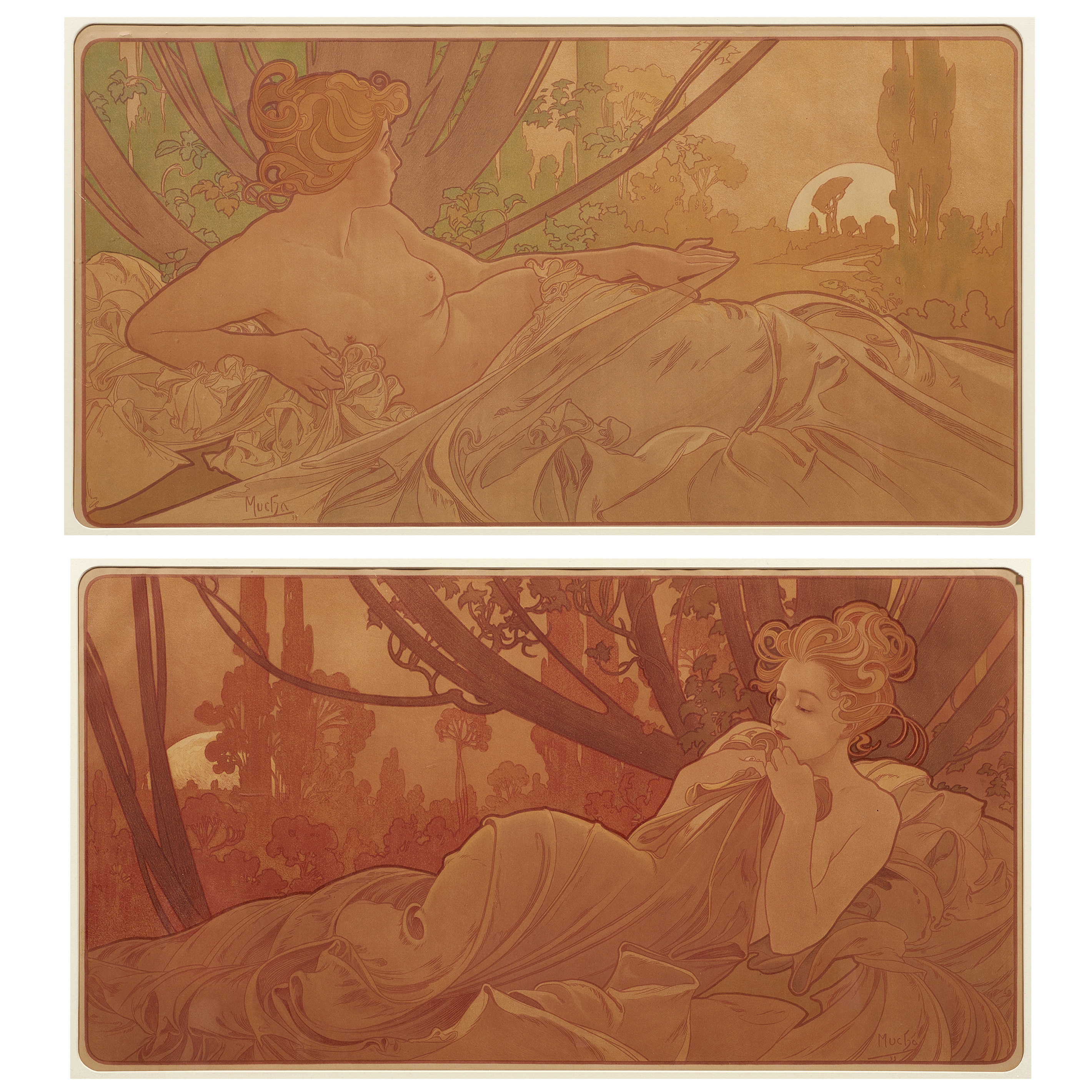 PRINTS, ALPHONSE MUCHA (lot of 2)