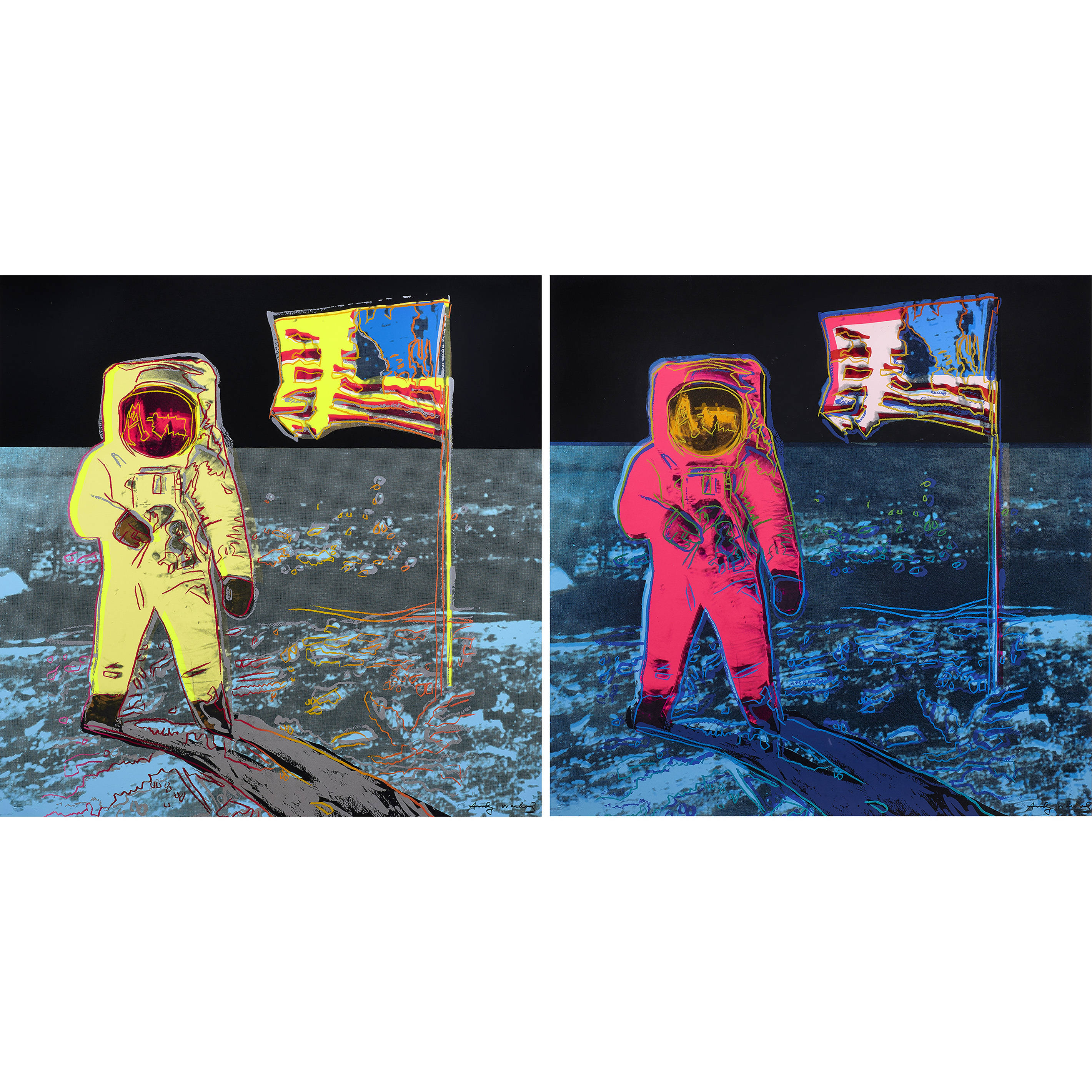PRINTS, ANDY WARHOL (lot of 2) Andy