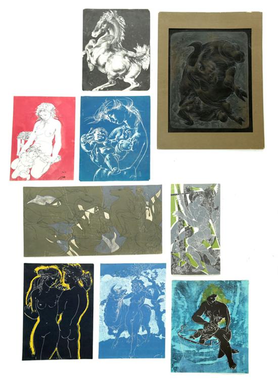 PRINTS BY HANS ERNI (SWITZERLAND 