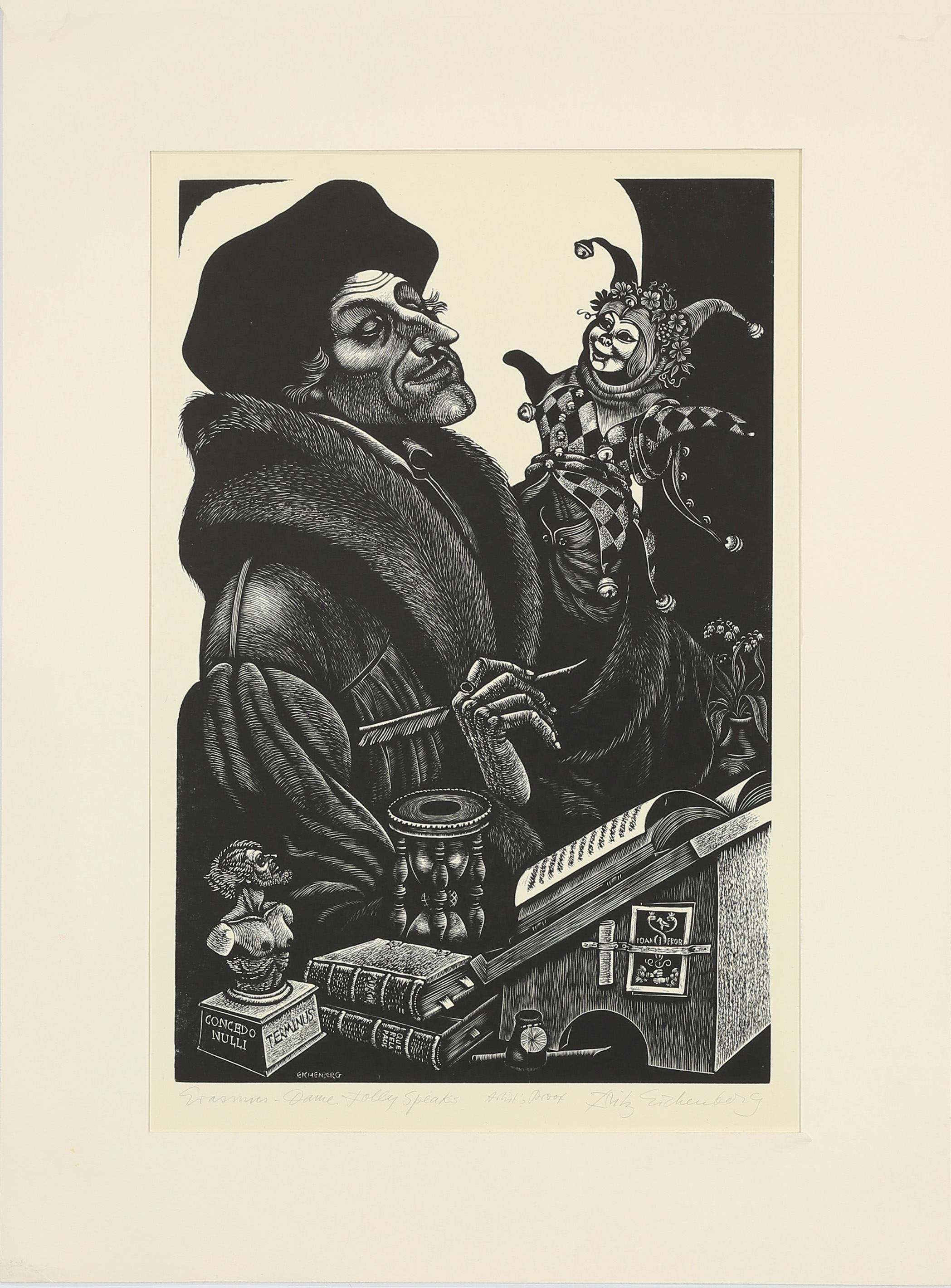 PRINTS, FRITZ EICHENBERG (lot of 3)