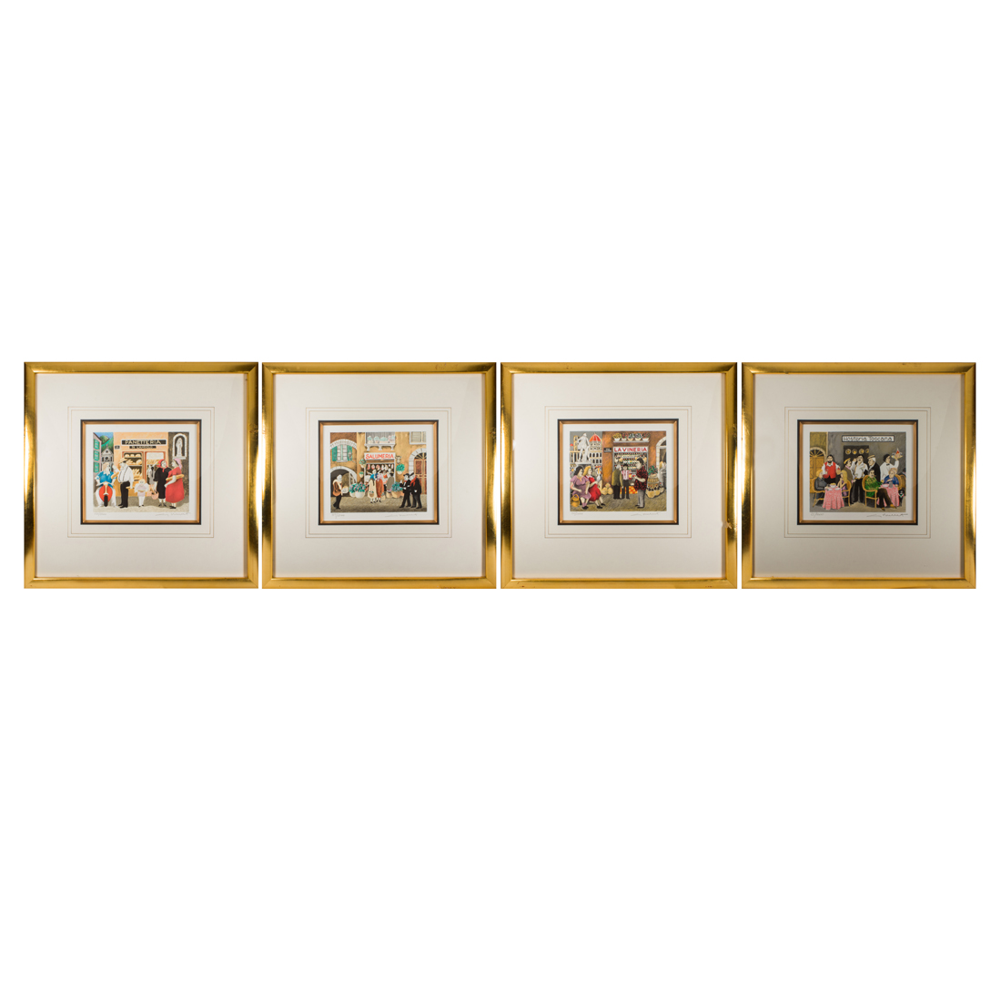 PRINTS, GUY BUFFET (lot of 4) Guy