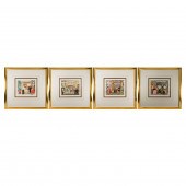 PRINTS, GUY BUFFET (lot of 4)